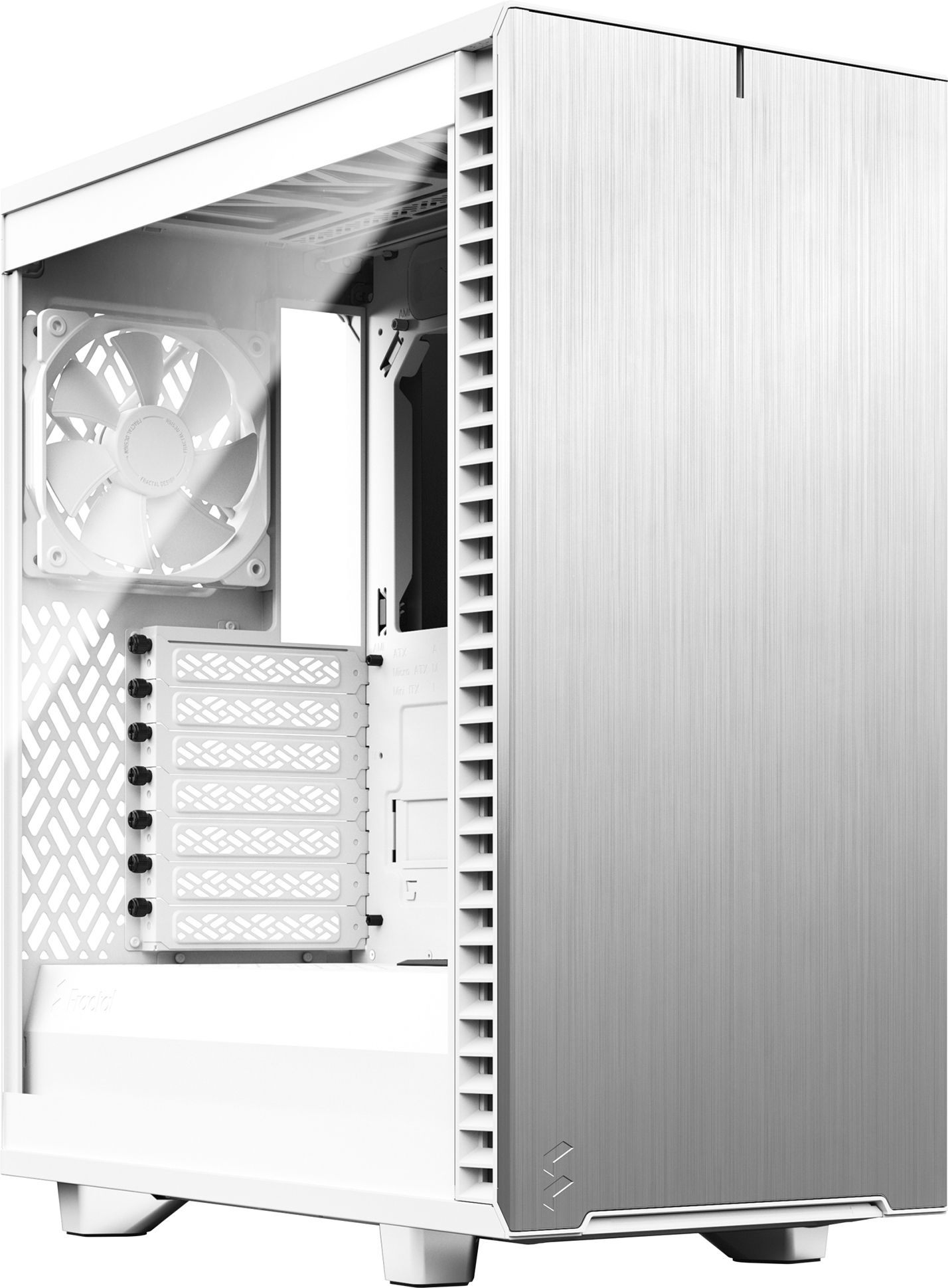 Fractal Design Define 7 Compact Clear Tempered Glass White
